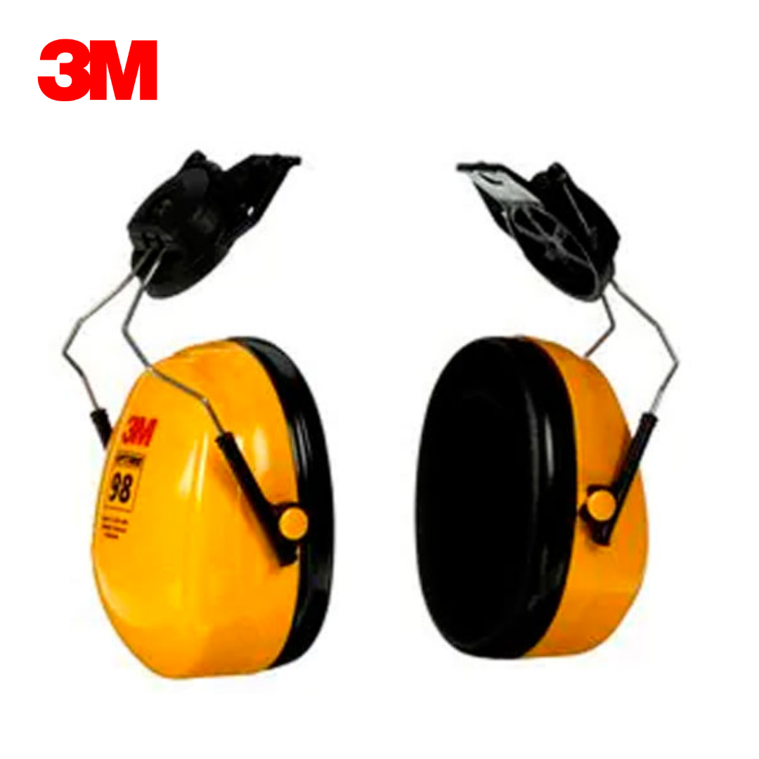 Paraorecchie 3M PELTOR Optime III - Protezione 40dB | Doppio Guscio | SNR 35dB | Alta Visibilit&agrave;