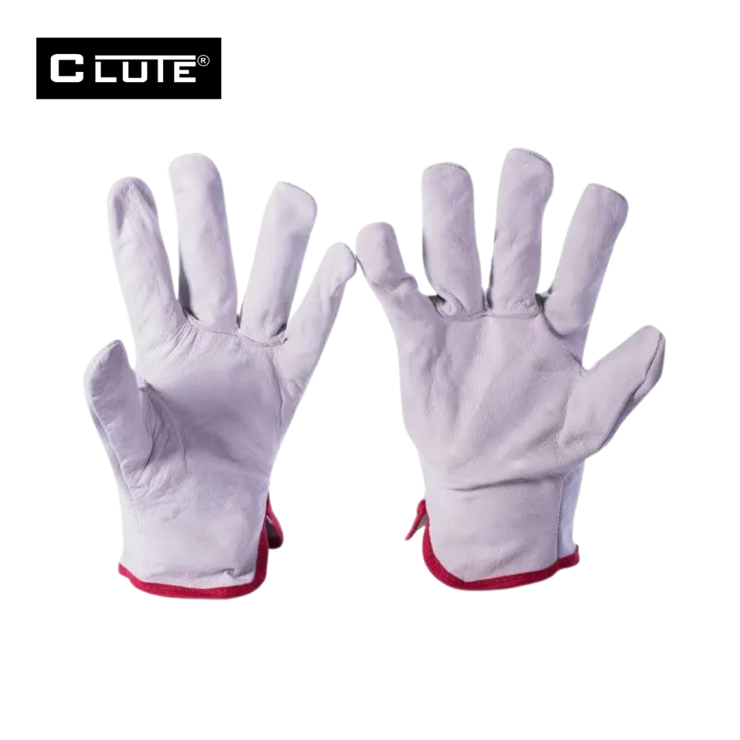 GUANTE CUERO BLANCO CLUTE - Imagen 2