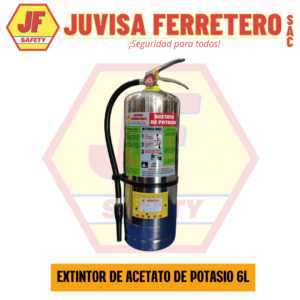 EXTINTOR DE ACETATO DE POTASIO - 6L (IMPORTADO)