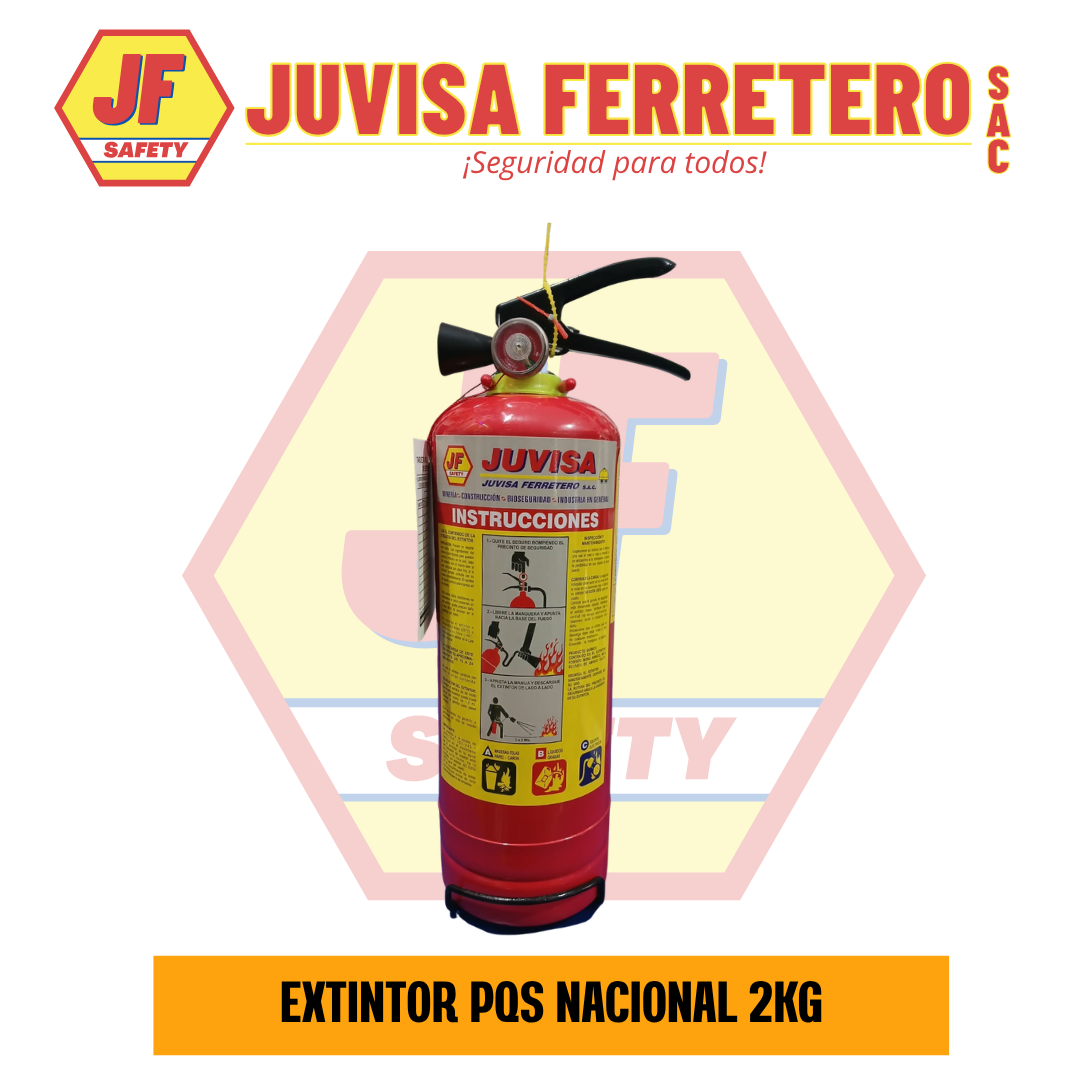 EXTINTOR PQS IMPORTADO - 2KG