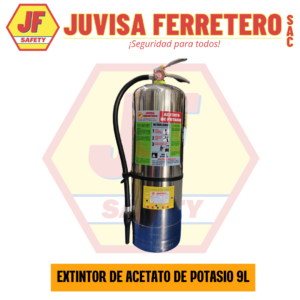 EXTINTOR DE ACETATO DE POTASIO - 9L (IMPORTADO)