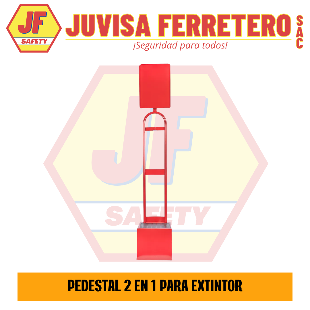 PEDESTAL PARA EXTINTOR 2 EN 1