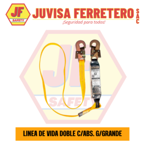 LINEA DE VIDA SIMPLE CON ABSORBEDOR - STEELPRO