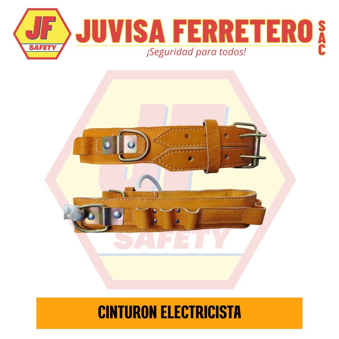 CINTURON DE ELECTRICISTA CON GANCHO - Imagen 2
