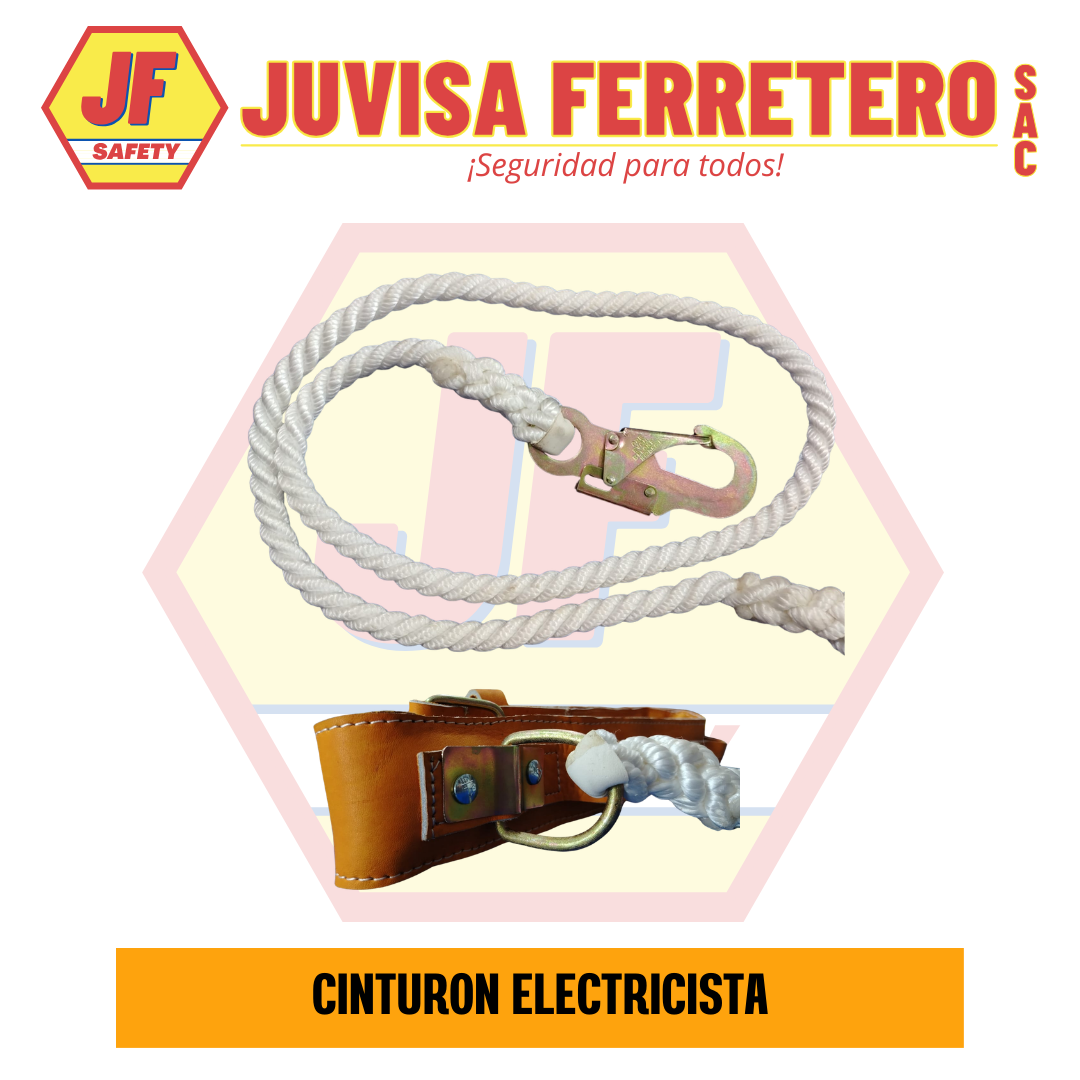 CINTURON DE ELECTRICISTA CON GANCHO - Imagen 3