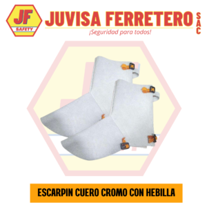 ESCARPIN CUERO CROMO CON HEBILLA