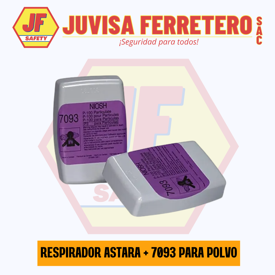 RESPIRADOR DE SILICONA - ASTARA (INCLUYE FILTRO 7093) - Imagen 2