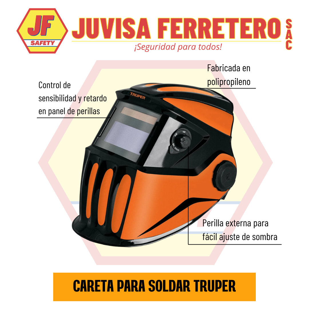 CARETA PARA SOLDAR AUTOMATICA PROFESIONAL HE102228 (TRUPER) - Imagen 2