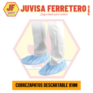 CUBRE ZAPATOS DESCARTABLE CELESTE (BOLSA X100)