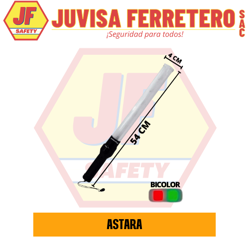 VARA LUMINOSA BICOLOR RECARGABLE - Imagen 2