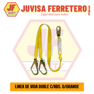 LINEA DE VIDA DOBLE C/ABS. G/GRANDE TE6106-1 (SEGPRO)